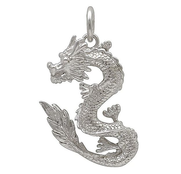 Schmuck Krone Kettenanhänger Anhänger Drache aus 925 Silber rhodiniert, Sil günstig online kaufen