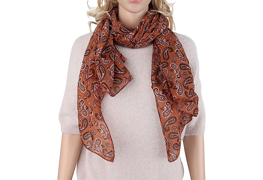 MIRROSI Modeschal Asymmetrischer Schal, Made in Italy 20% Seide 80% Baumwol günstig online kaufen