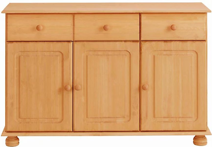 Home affaire Sideboard »Mette«, Kommode mit gefrästen, kugelförmigen Füßen, günstig online kaufen