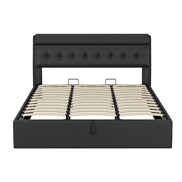 Gotagee Polsterbett Fashion Doppelbett 180x200 cm Hydraulikbett Erwachsenen günstig online kaufen