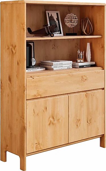 Home affaire Regal »Luven«, zertifiziertes Massivholz, Breite 98 cm günstig online kaufen