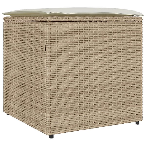 vidaXL Gartenbox Aufbewahrungskasten Beige und cremeweiß günstig online kaufen