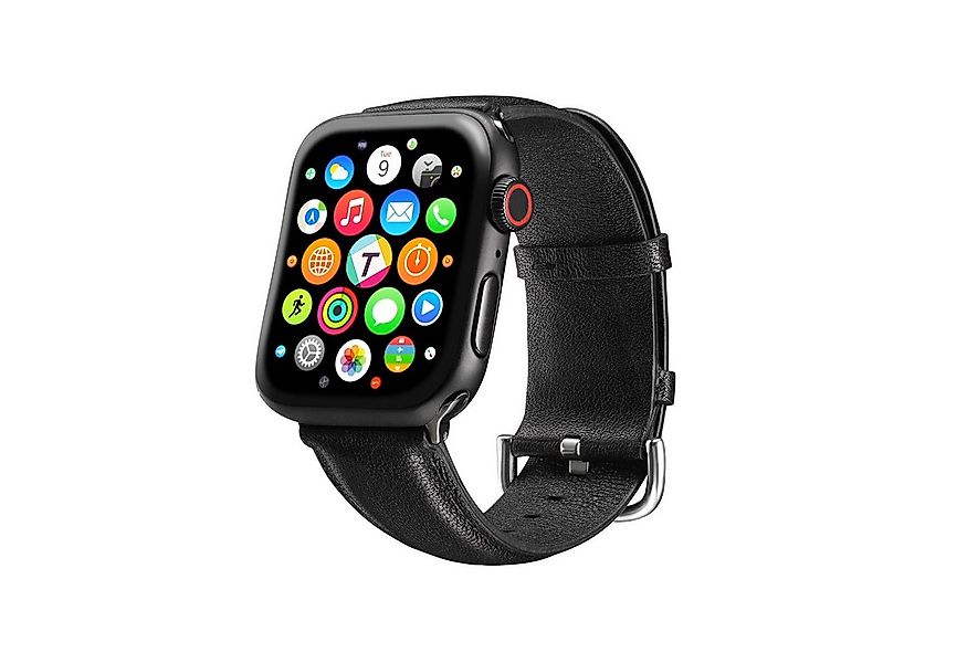 CoolGadget Smartwatch-Armband Fitnessarmband aus echtem Leder, für Apple Wa günstig online kaufen