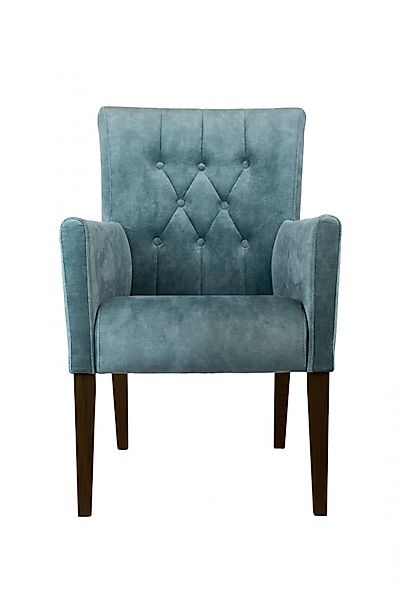 Home affaire Armlehnstuhl "Cortega Esszimmerstuhl mit Knopfheftung" () 1 St günstig online kaufen