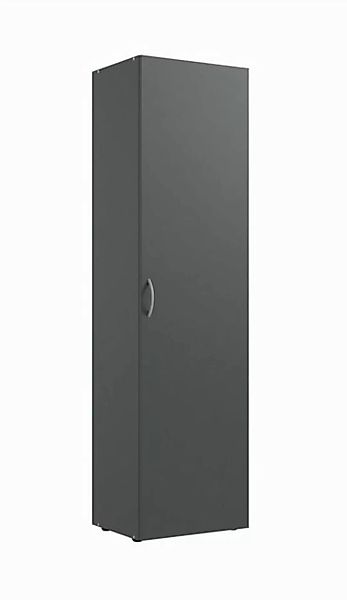 Mehrzweckschrank 1-türig 45x185x40 MULTIRAUMKONZEPT von Wimex / Graphit günstig online kaufen