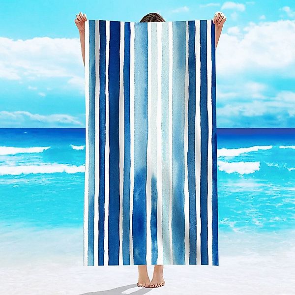 wohnTRAUM24 Strandtuch Strandtuch Mikrofaser Saunatuch Handtuch günstig online kaufen