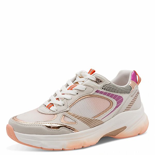 Tamaris Plateausneaker, Freizeitschuh, Halbschuh, Schnürschuh in farbenfroh günstig online kaufen