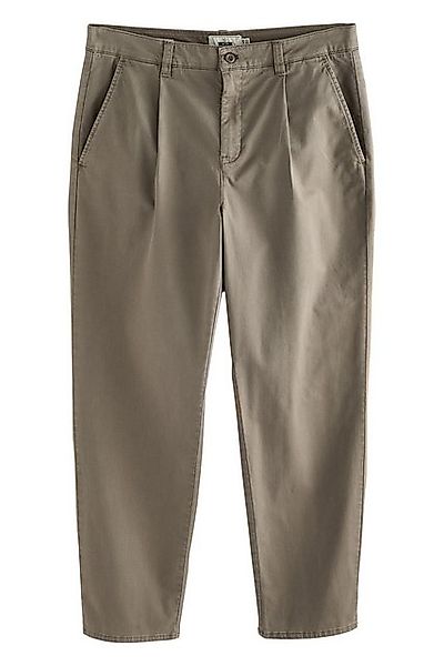 Next Chinohose Chinohose mit Bundfalten im Relaxed Tapered Fit (1-tlg) günstig online kaufen