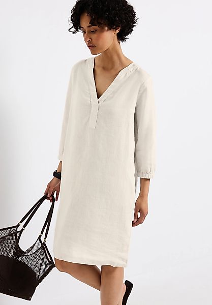 STREET ONE Midikleid Ohne Taschen 3/4-Arm aus Leinen günstig online kaufen