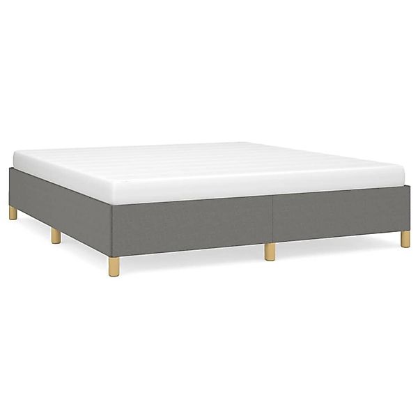 vidaXL Boxspringbett Dunkelgrau 160x200 cm Stoff1394104 günstig online kaufen