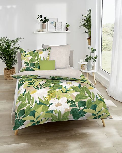 Kaeppel Wendebettwäsche "Botanik" 2 Stk. tlg. Mit Blumen günstig online kaufen
