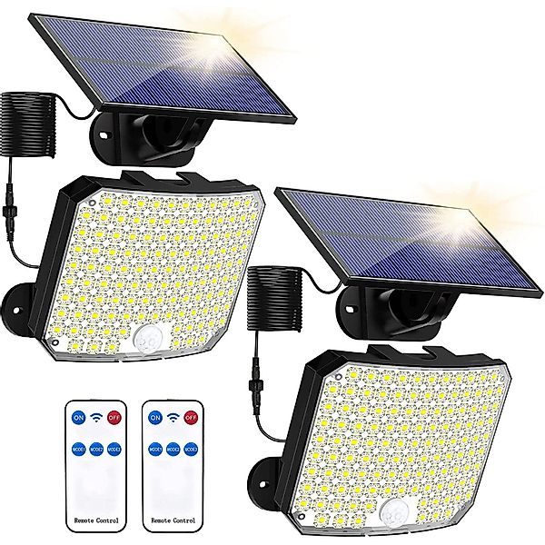 Rosnek LED Gartenleuchte Solar, 118 LEDs, günstig online kaufen