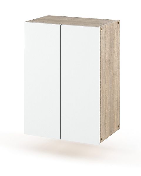 KOSETO Wandhängeschrank Badezimmerschrank mit 2 Einlegeböden günstig online kaufen