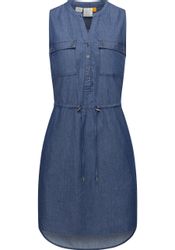 Ragwear Shirtkleid "Roisin Denim" Ohne Taschen stylisches Sommerkleid mit B günstig online kaufen