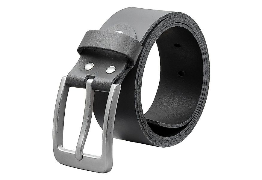 COLOGNEBELT Ledergürtel OM56-SL-Grau MADE IN GERMANY, Grau Kürzbar, 100 % E günstig online kaufen