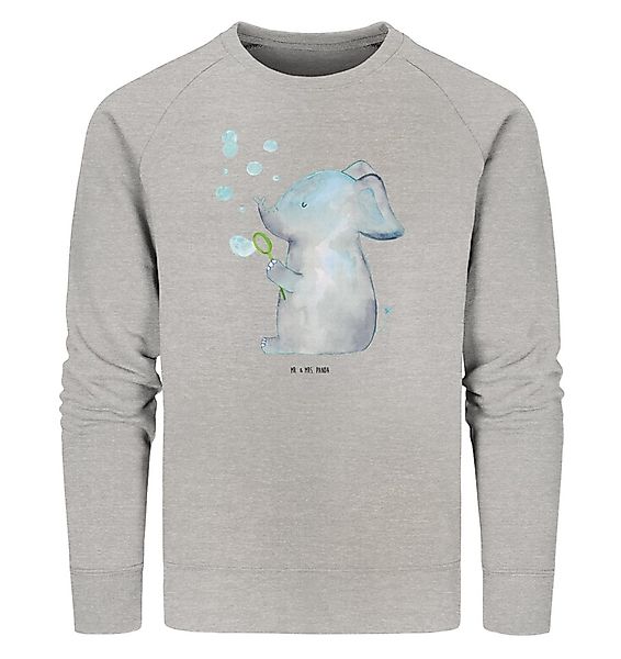 Mr. & Mrs. Panda Longpullover Elefant Seifenblasen Größe XL - Heather Grey günstig online kaufen