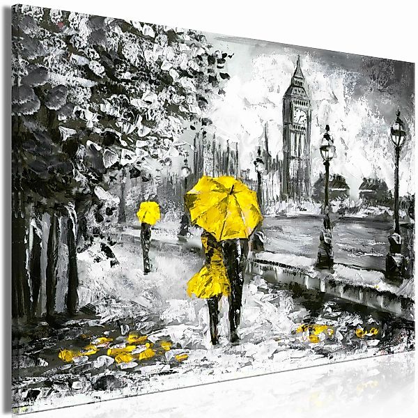Wandbild - Walk in London (1 Part) Wide Yellow günstig online kaufen