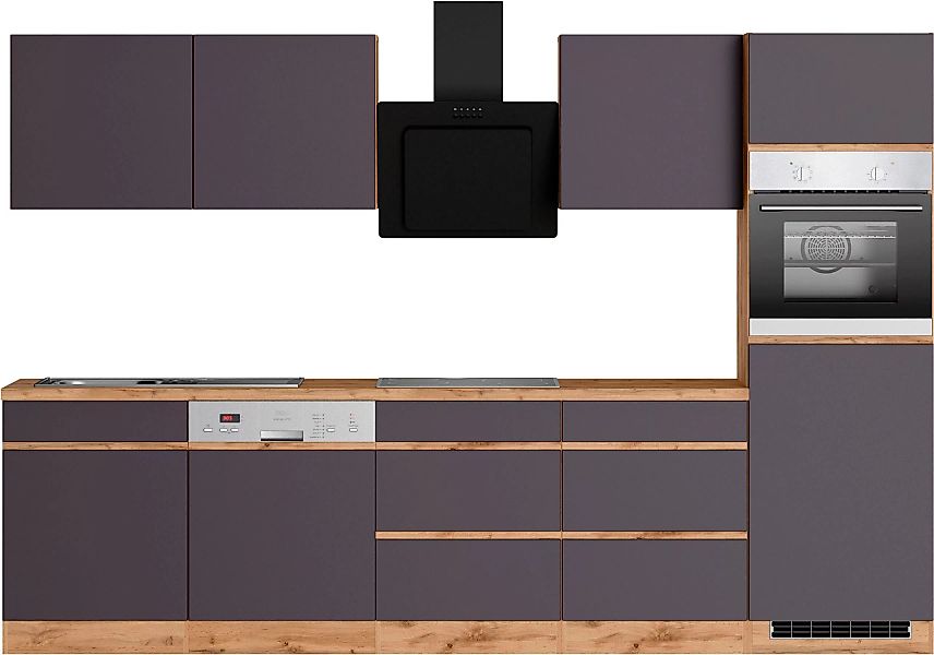 KOCHSTATION Küchenzeile "KS-Riesa", Stellbreite 300 cm, ohne E-Geräte günstig online kaufen
