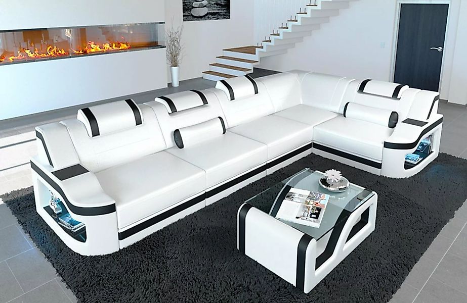 Sofa Dreams Ecksofa Ledersofa Padua L Form Ledercouch Leder Sofa, Couch, mi günstig online kaufen