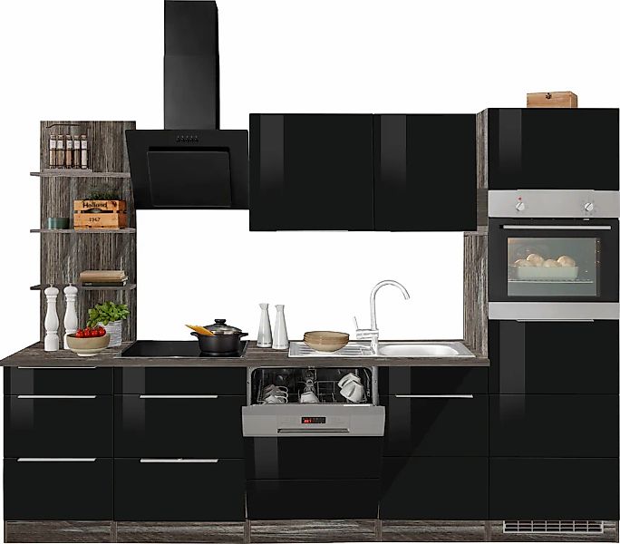 KOCHSTATION Küchenzeile "KS-Brindisi Breite 280 cm" wahlweise mit E-Geräten günstig online kaufen