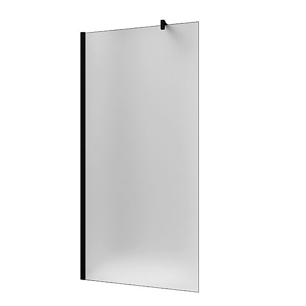 AICA Schwarzrahmen Duschabtrennung 100x200cm Walk in Duschwand 10mm NANO Mi günstig online kaufen