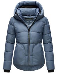 Navahoo Steppjacke "Lachperle XIV" mit Kapuze Kurze gesteppte Damen Winterj günstig online kaufen
