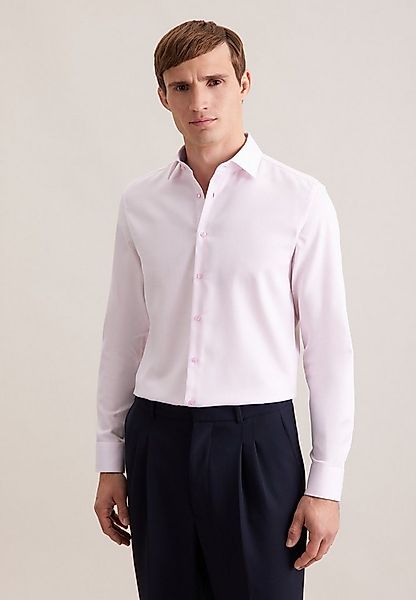 seidensticker Businesshemd Schwarze Rose Slim 1/1 Kentkragen Struktur günstig online kaufen