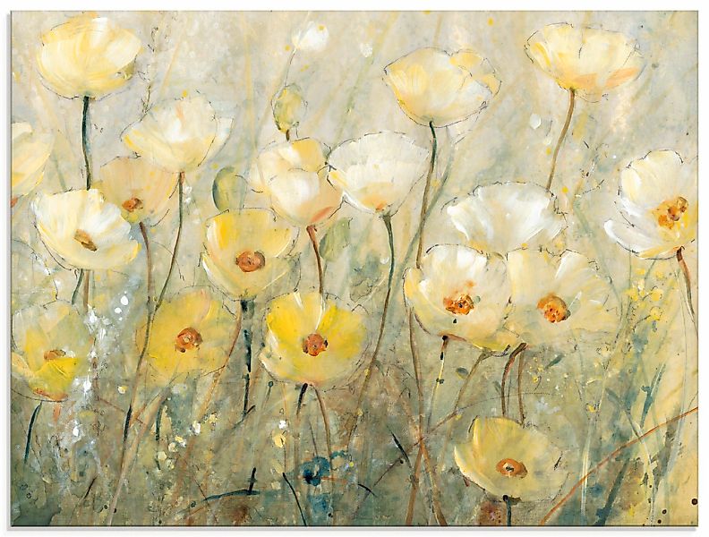 Artland Glasbild "Sommer in voller Blüte II" Blumenwiese 1 Stk. tlg. in ver günstig online kaufen