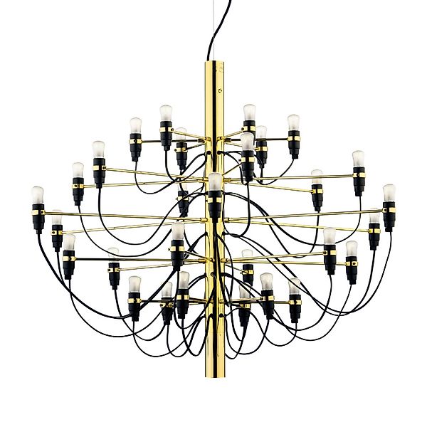 FLOS 2097/30 Kronleuchter messing 30x2,7W LED matt günstig online kaufen