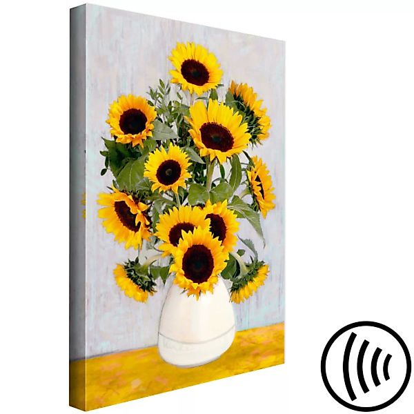 Bild auf Leinwand Van Gogh's Sunflowers (1 Part) Vertical XXL günstig online kaufen