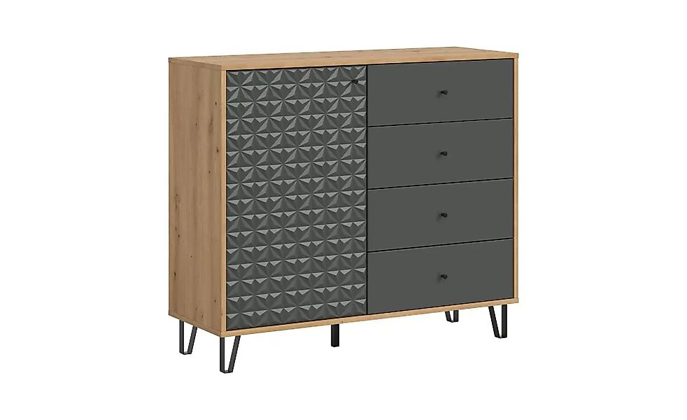 Highboard  Prisma ¦ holzfarben ¦ Maße (cm): B: 110 H: 96 Kommoden & Sideboa günstig online kaufen