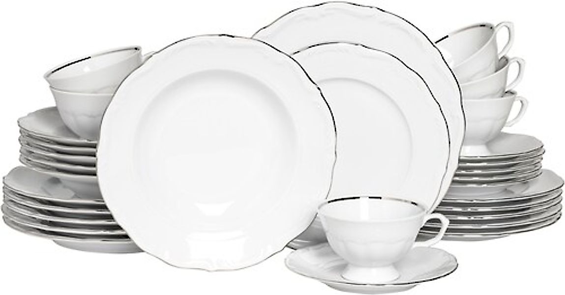 CreaTable Kombiservice »Maria Theresia, Kombi-Service 30-tlg«, (Set, 30 tlg günstig online kaufen