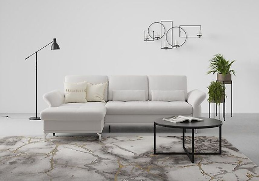 Home affaire Ecksofa »Palm Beach L-Form« Federkern, mit Sitztiefenverstellu günstig online kaufen