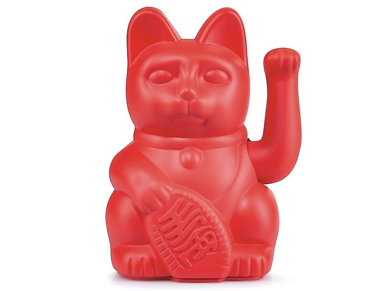 Donkey Products Dekofigur Lucky Cat Classic Winkekatze rot 15cm günstig online kaufen