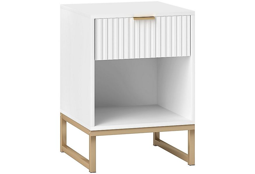 HOMCOM Nachttisch mit Schubladen, mit Stauraum (Beistelltisch, 1-St., Nacht günstig online kaufen