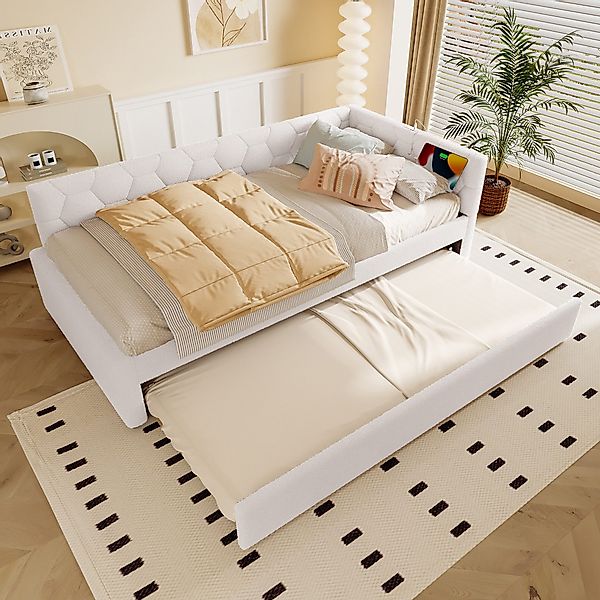 HAUSS SPOLE Schlafsofa 90x200cm mit Nachttischlampe, günstig online kaufen