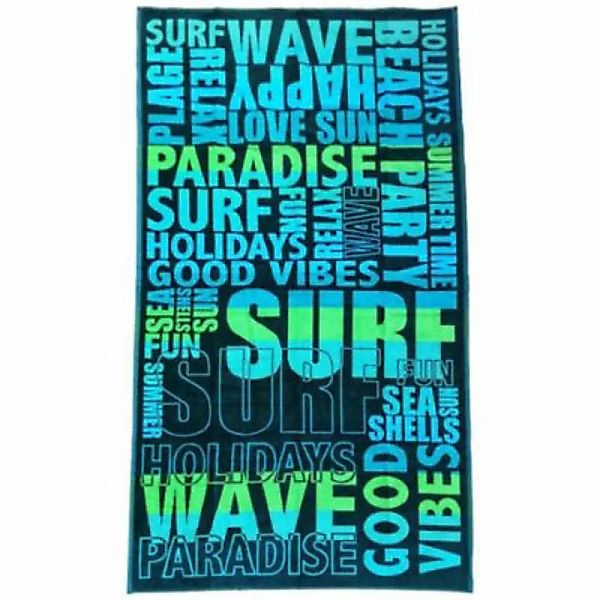 Le Comptoir de la Plage Strandtuch Surfy blau Gr. 95 x 180 günstig online kaufen