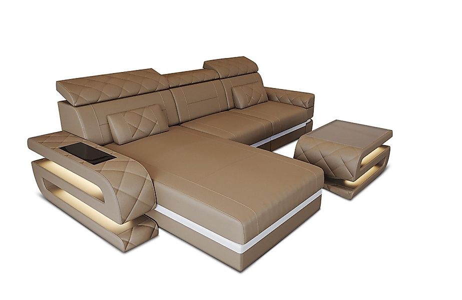 Sofa Dreams Ecksofa Ledersofa Bologna L günstig online kaufen