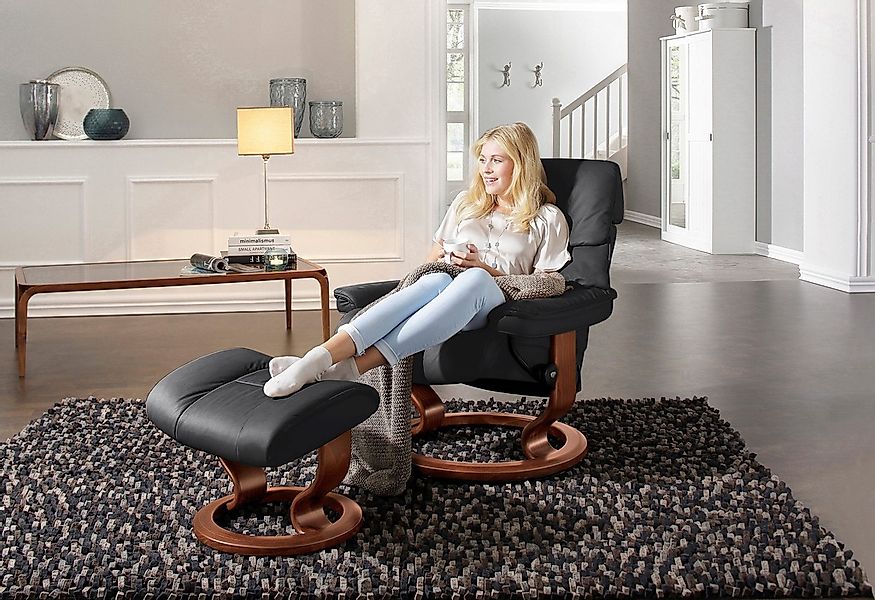 Stressless Relaxsessel "Ruby" Set, Relaxsessel mit Hocker, mit Classic Base günstig online kaufen