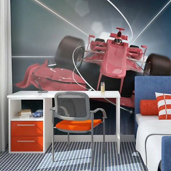 artgeist Fototapete Formel-1-Wagen mehrfarbig Gr. 400 x 309 günstig online kaufen