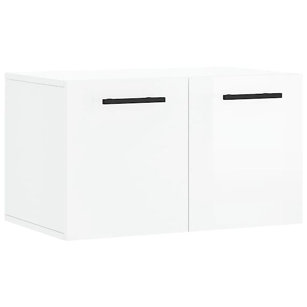 vidaXL Hängeschrank Wandschrank Hochglanz-Weiß 60x36,5x35 cm günstig online kaufen