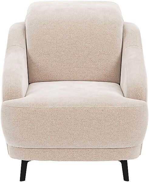 sit&more Sessel »Blues«, (1 St.), mit Metallfüßen, schwarz-matt günstig online kaufen