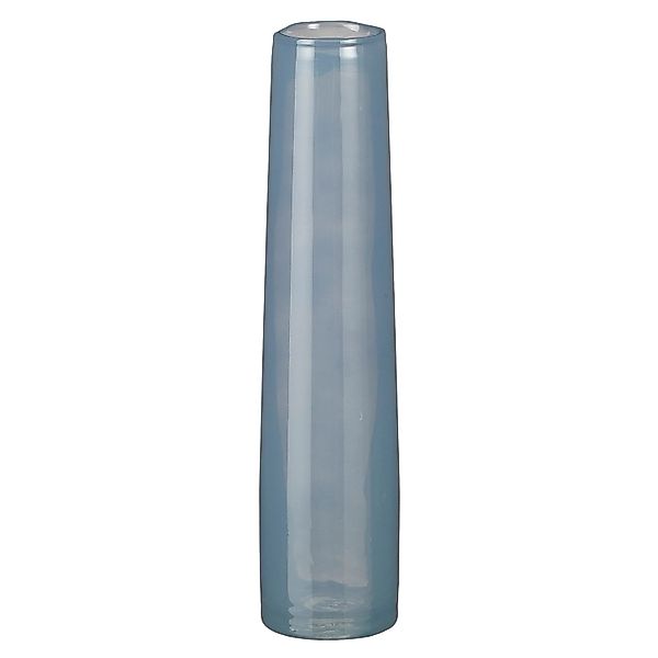 Mica Decorations Vase Xandra 30,5 cm x Ø 7 cm Hellblau günstig online kaufen