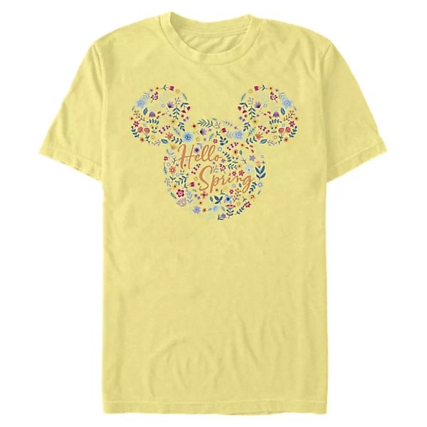 Disney - Micky Maus - Micky Maus Floral Ears - Männer T-Shirt günstig online kaufen
