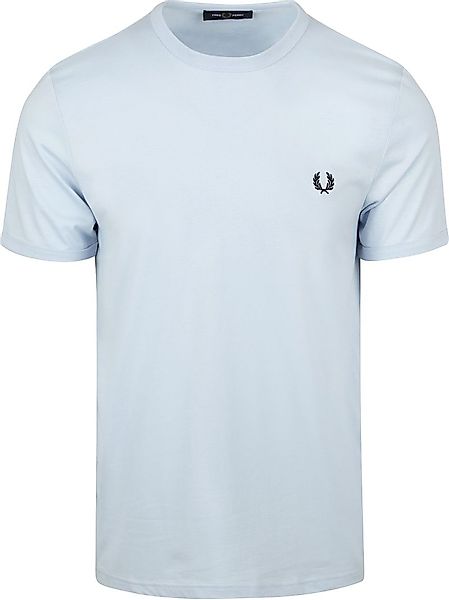 Fred Perry T-shirt Ringer Hellblau - Größe M günstig online kaufen