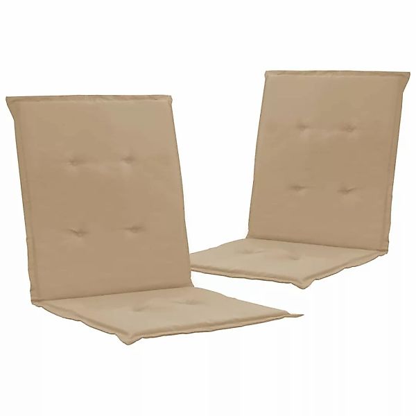 Gartenstuhlauflagen 2 Stk. Beige 100x50x4 Cm günstig online kaufen