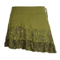 Vishes Rüschenrock Asymmetrischer Rock mit Rüschen, günstig online kaufen