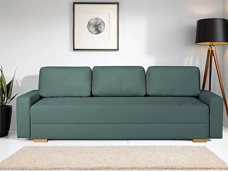 INOSIGN 3-Sitzer »SHERIDIAN Schlafsofa mit Bettkasten, in Feincord & Velvet günstig online kaufen