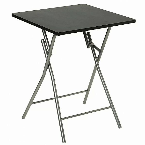 Table Klapptisch Hespéride Stahl Schwarz/grau (60 X 60 X 75 Cm) günstig online kaufen