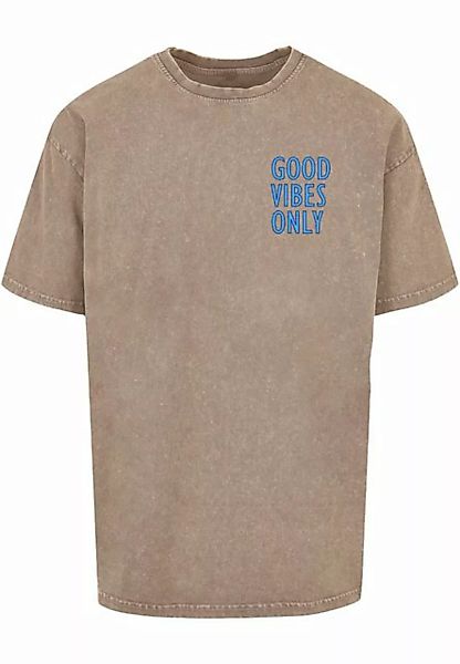 Merchcode T-Shirt Merchcode Herren Good Vibes Only Acid Washed Heavy Oversi günstig online kaufen